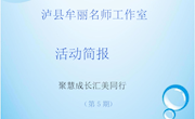泸县牟丽名师工作室简报　第5期