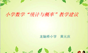 统计与概率教学建议　 黄元庆